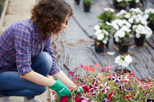 Secure landscaping payment interface with protected transaction symbols